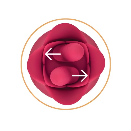 Masajeador de Dedo Clit-tastic Tulip & Plug de Placer Rojo