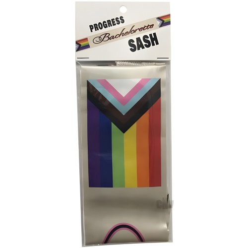 Progress Bachelorette Sash - Show Your Pride