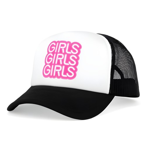 Gorra Girls Girls Girls Trucker - Estilosa y Cómoda