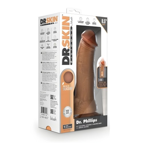 Dr. Skin Silicone Dr. Phillips Thrusting Dildo - Intense Pleasure