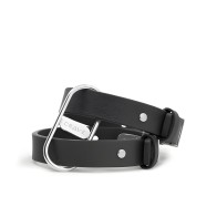 Crave Icon Cuffs - Black/Silver