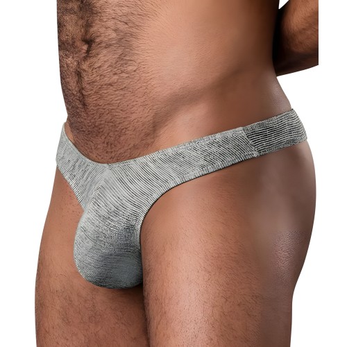 Ribbed & Ready Thong - Grey