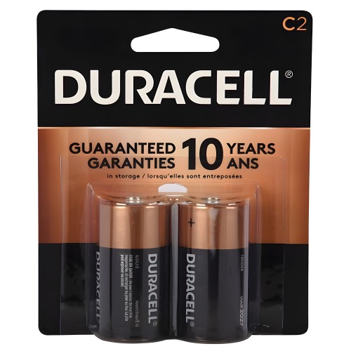 Baterías Duracell C (Paquete de 2)