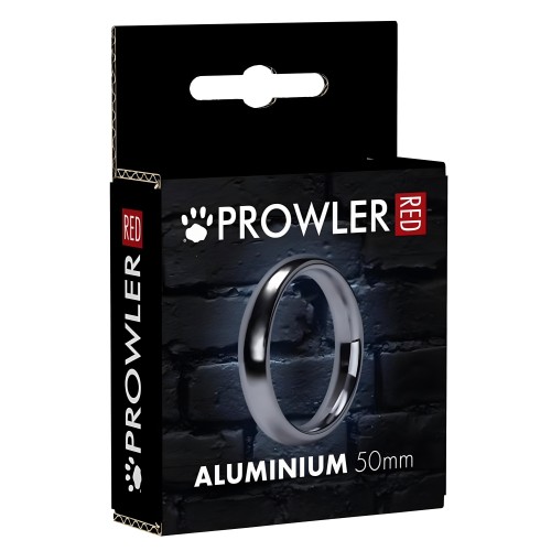 Prowler Red 50mm Ring Silver