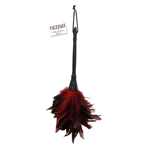 Duster de Plumas Frisky Rojo - Azotes y Palas