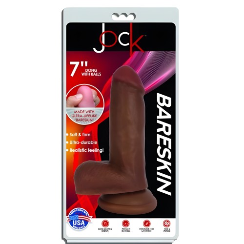 Jock Bareskin Dong con Bolas y Ventosa 7in