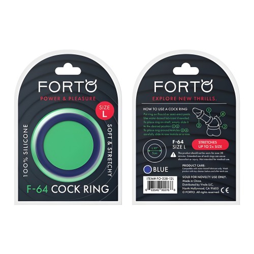 FORTO F-64 C-Ring 50mm Wide Blue Large