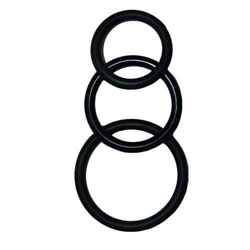 Super Silicone Cockrings 3 (Black)