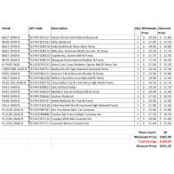Bolsa de Sorpresas de 20 Piezas 3X/4X Mezcla A