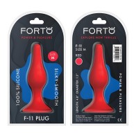 FORTO F-11 Lungo Red Medium Butt Plug