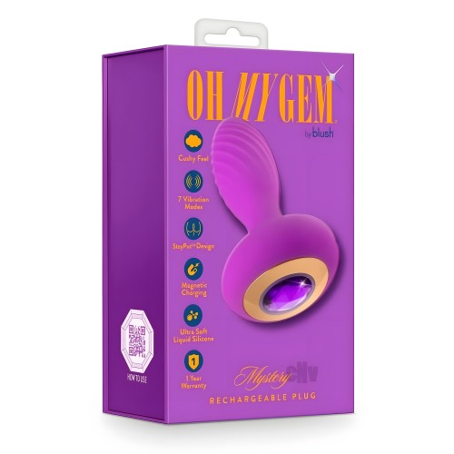 Plug Charm Oh My Gem Amatista | 7 Modos de Vibración