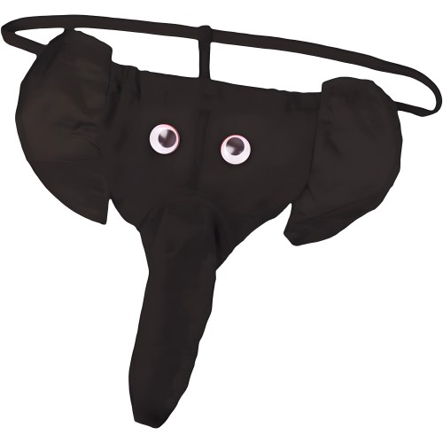 HOTT Products Elephant Thong - Black