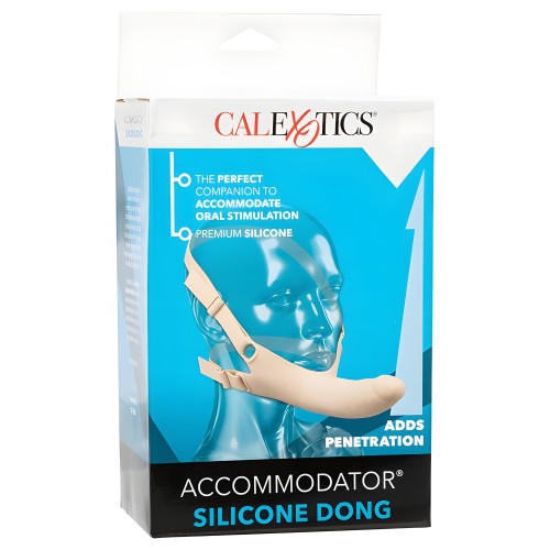 Dong de Silicona Accommodator Marfil