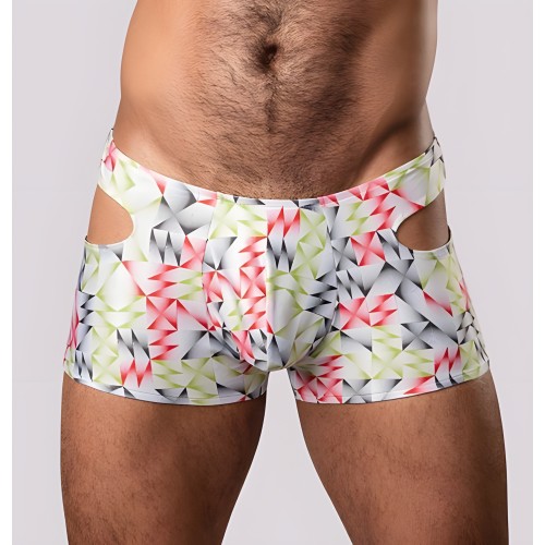 CUT IT OUT! CUTOUT SHORT RED XL