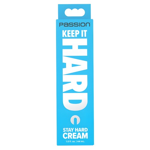 Passion Lubricants Keep It Hard Stay Hard Cream 1.5 oz.