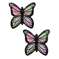 Pastease Monarch Glitter Pastel Rainbow Butterfly Nipple Pasties