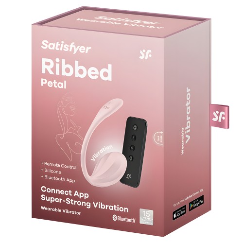 Satisfyer Ribbed Petal Portable Vibrator
