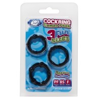 Combo de Anillos C Cloud 9 - Negro