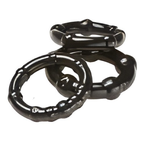 Combo de Anillos C Cloud 9 - Negro