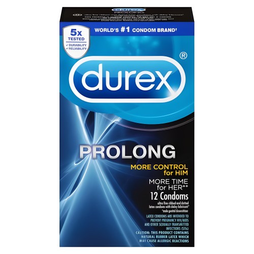Durex Prolong Condoms 12pk