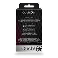 Plug Anal Redondo Gem Shots Ouch! - Pequeño