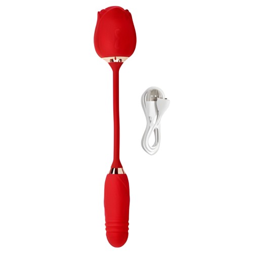 Cloud 9 Rose Plus Thrusting Pleasure Stem