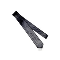 Corbata de Cuero Rojo Prowler Negra