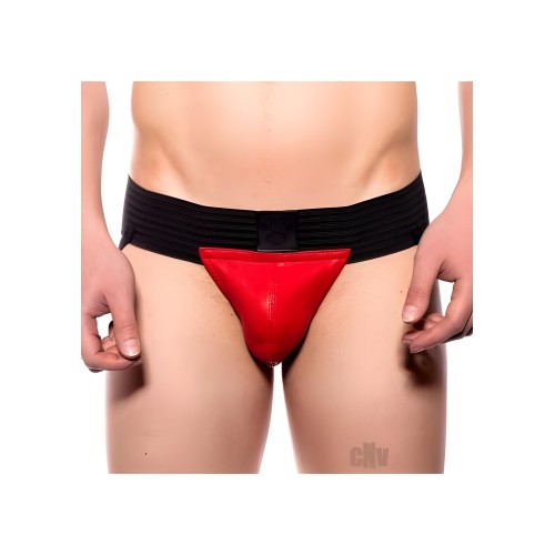 Jock Strap Rojo Pouch Prowler - Negro/Rojo - Grande