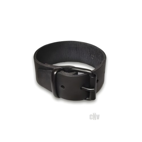 Prowler Red Leather Buckle Bicep Band | Stylish Accessory