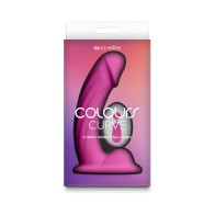 Colours Curve Vibrating 6 in. Dildo Pink