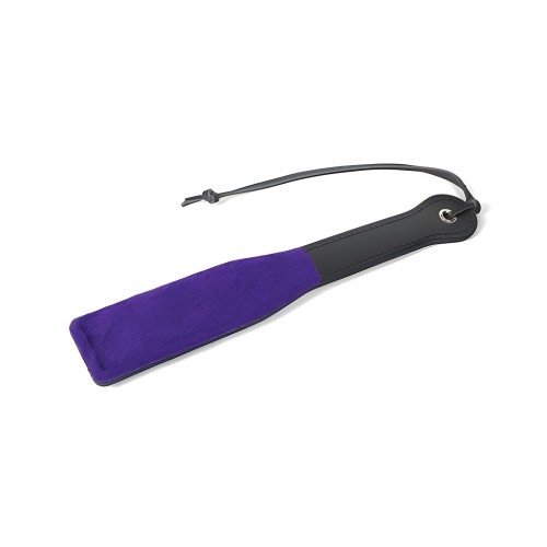 12 In. Paddle With Purple Faux Fur Lining