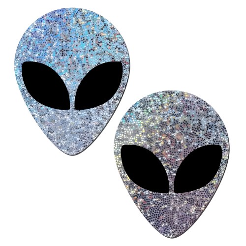 Pastease Plateadas Brillantes Alienígenas