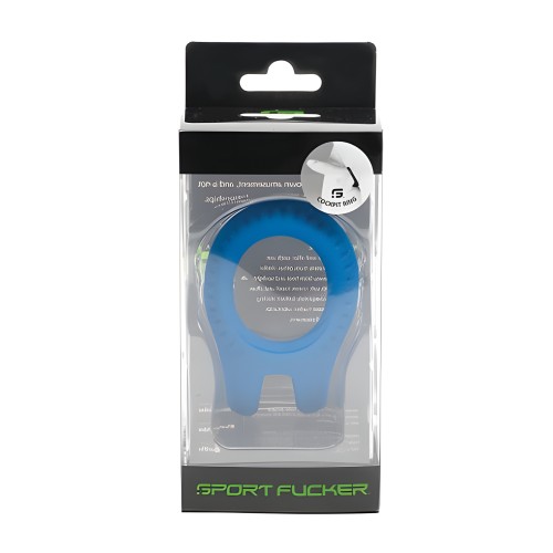 Sport Fucker Cockpit Cockring - Blue