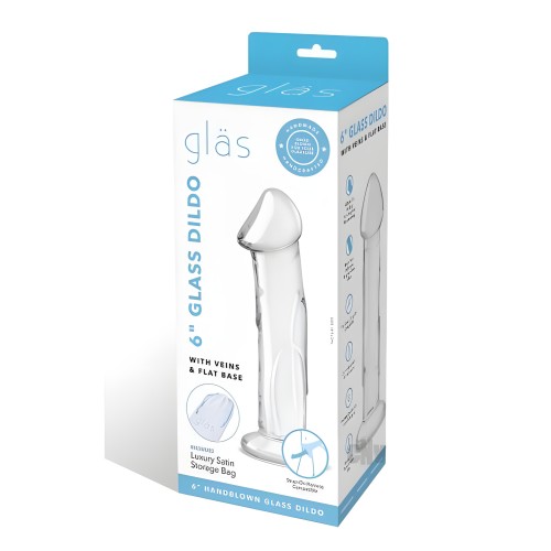 Dildo Glas de 6"