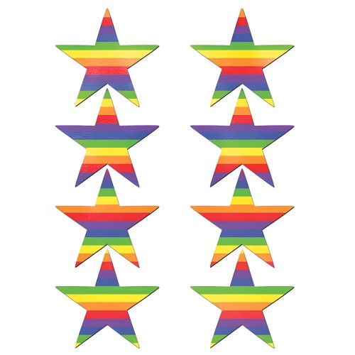 Pastease Mini Rainbow Stars - Nipple Pasties