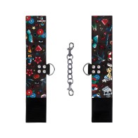 Ouch! Tattoo Printed Hand Cuffs