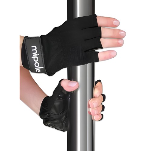MiPole Dance Pole Gloves - Small Black