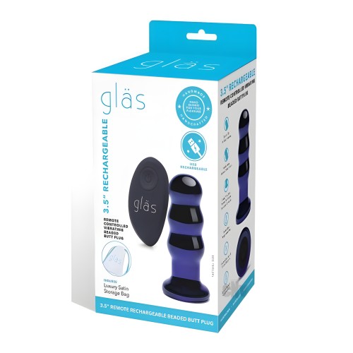 Plug de Perlas Vibe Remoto Recargable 3.5 Azul
