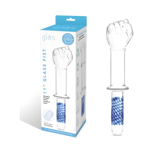 Glas 11 In. Glass Fist Double Ended With Handle Grip