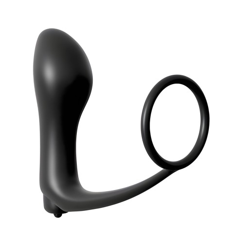 Anal Fantasy Ass Gasm Cockring Vibrating Plug - Black