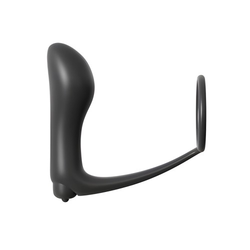 Anal Fantasy Ass Gasm Cockring Vibrating Plug - Black
