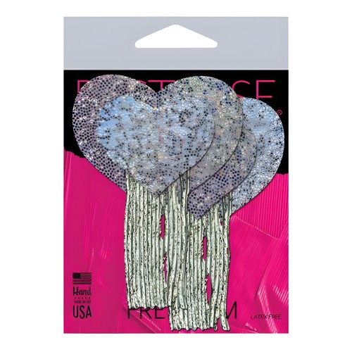 Pastease Corazones Brillantes - Plateados