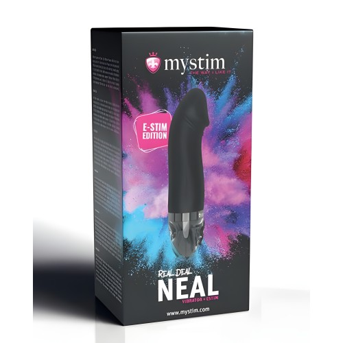 Vibrador Realista Mystim Real Deal Neal - Negro