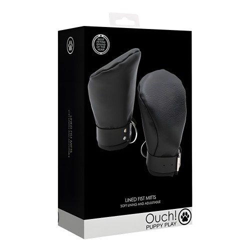 Puppy Play Neoprene Lined Fist Mitts