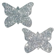 Pastease Silver Glitter Butterfly O/S