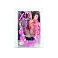 X 10 Beads Graduated Anal Beads 11 Inch
