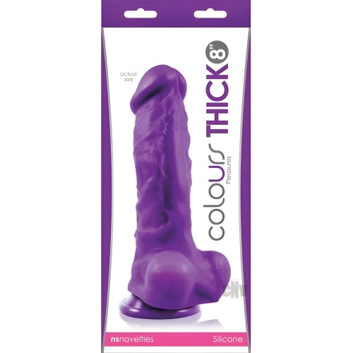 NS Novelties Colours Pleasures Dildo Morado de 8 Pulgadas