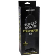 Rock Solid Penis Pumping Kit Black/Clear