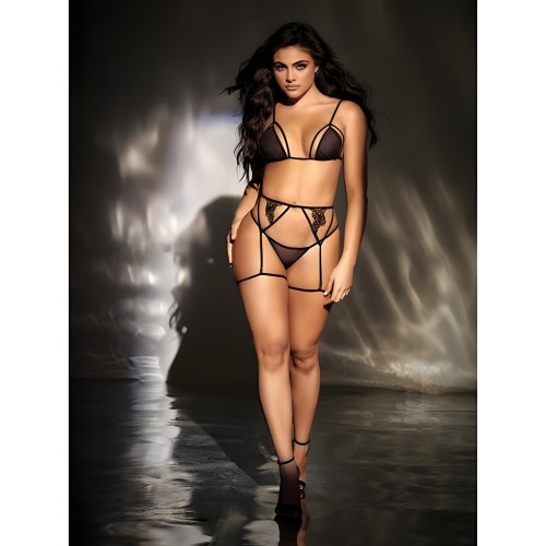 Conjunto Top de Malla con Cobertura Ajustable