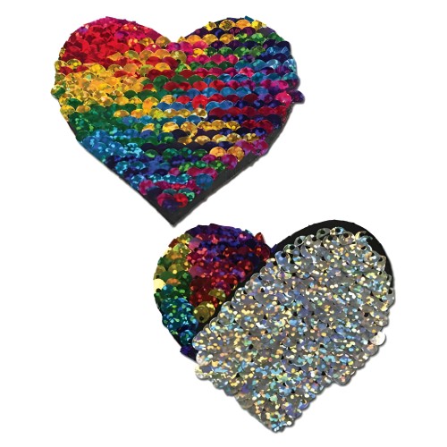 Pastease Color Changing Heart Pasties - Fun and Playful